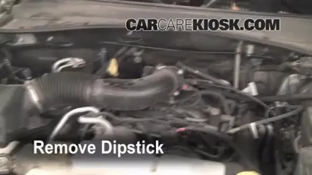 2009 Jeep Liberty Sport 3.7L V6 Huile Vérifier le niveau de l'huile